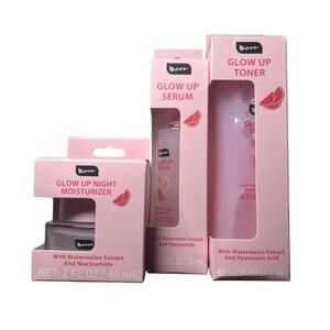 B-pure Glow Up Set Toner/Serum/Moisturizer